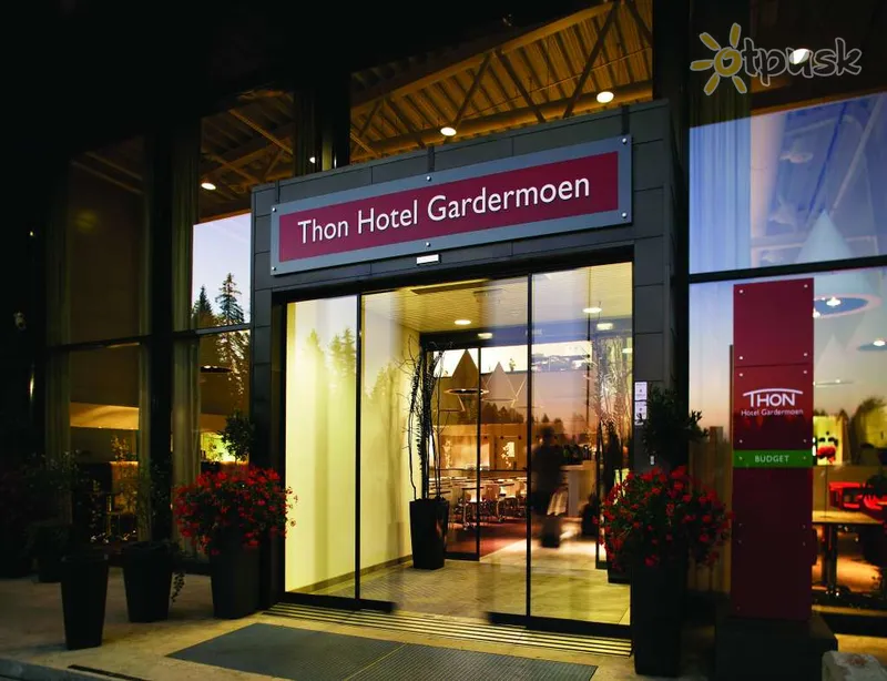 Фото отеля Thon Hotel Gardermoen 3* Oslas Norvegija išorė ir baseinai