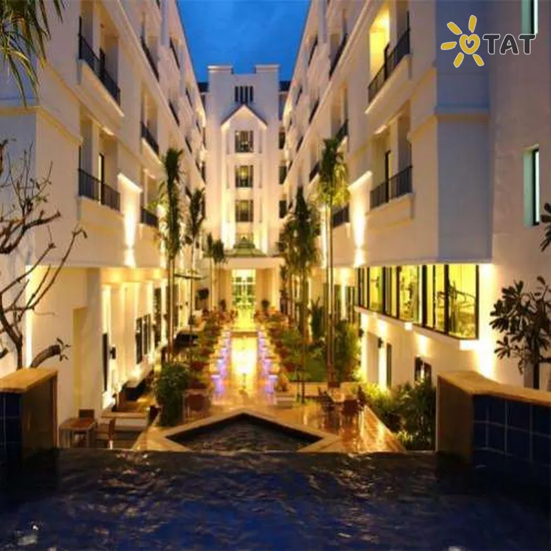 Фото отеля Tara Angkor Hotel 4* Siem Rypas Kambodža išorė ir baseinai