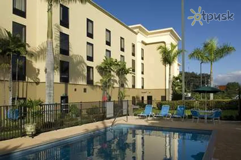 Фото отеля Hampton Inn & Suites by Hilton San Jose-Airport 3* Сан Хосе Коста Рика экстерьер и бассейны