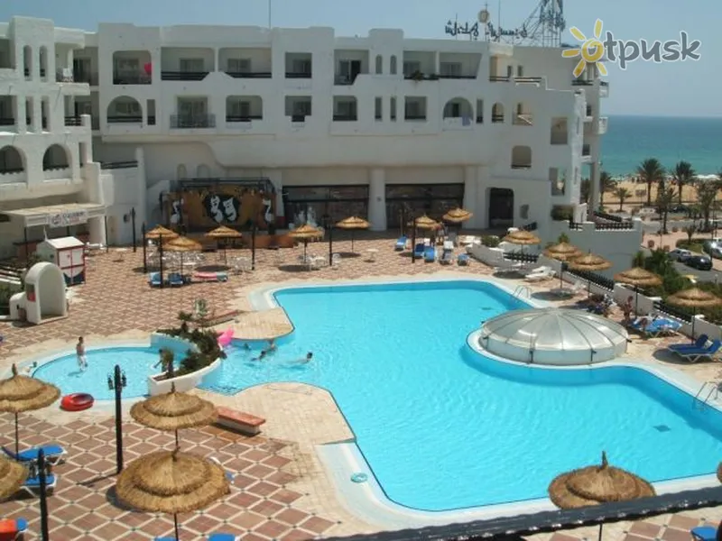 Фото отеля Yasmine Beach Hotel 4* Хаммамет Тунис экстерьер и бассейны