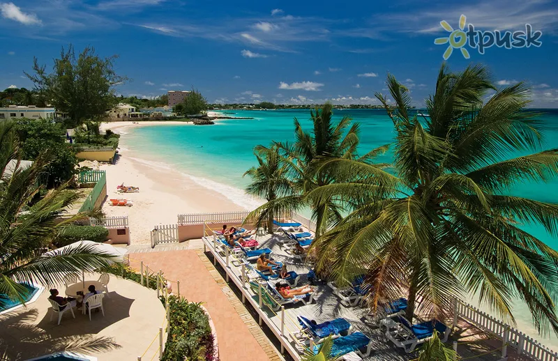 Фото отеля Butterfly Beach Hotel 3* Bridžtaunas Barbadosas išorė ir baseinai