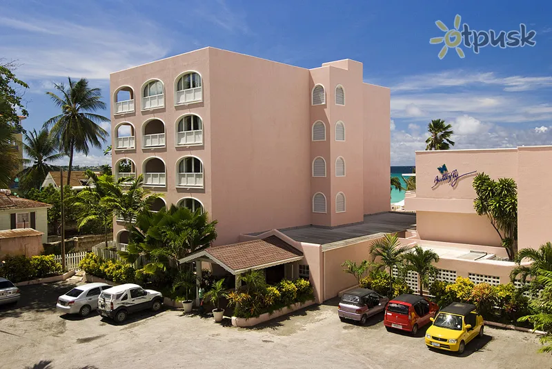 Фото отеля Butterfly Beach Hotel 3* Bridžtauna Barbadosa ārpuse un baseini