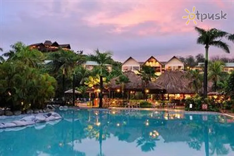 Фото отеля Outrigger on the Lagoon Fiji 5* Коралловое побережье Фиджи экстерьер и бассейны