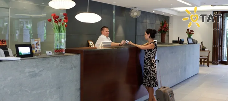 Фото отеля Sea Temple Resort & Spa Palm Cove 5* Великий бар'єрний риф Австралія лобі та інтер'єр