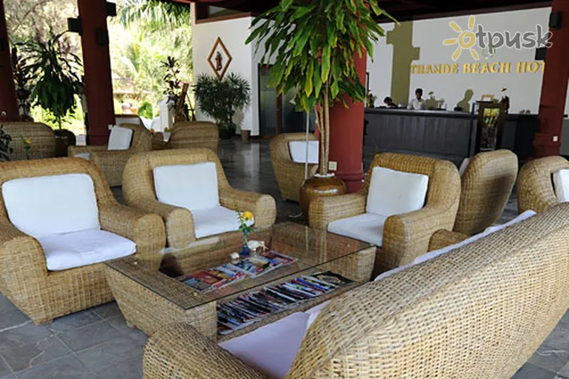 Фото отеля Thande Beach Hotel 3* Нгапали Мьянма лобби и интерьер