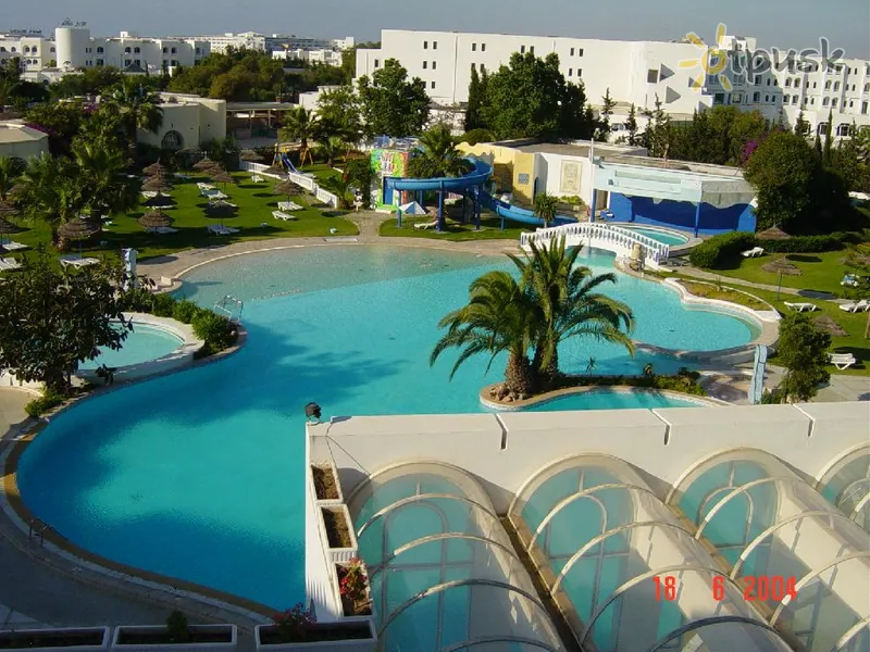 Фото отеля Hawai Beach Club Hotel 3* Хаммамет Тунис экстерьер и бассейны