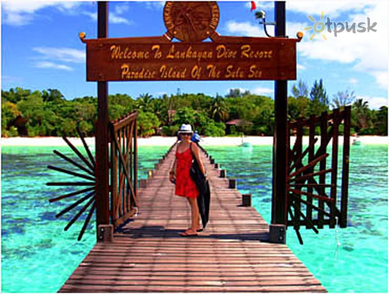 Фото отеля Lankayan Island Dive Resort 3* Kota Kinabalu Malaizija pludmale