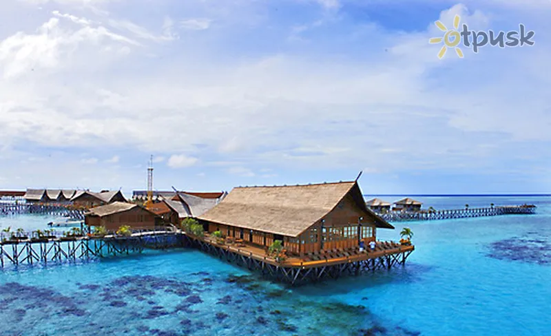 Фото отеля Kapalai Island Resort Sipadan 4* Кота Кинабалу Малайзия экстерьер и бассейны
