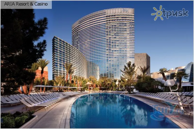 Фото отеля Aria Resort and Spa 5* Las Vegasas JAV išorė ir baseinai