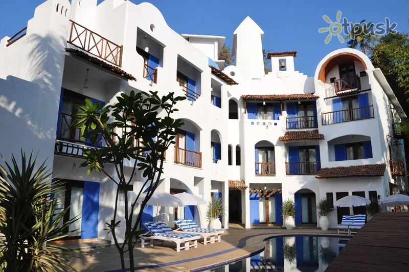 Фото отеля Mykonos Blu Hotel 3* Ziemeļu goa Indija ārpuse un baseini