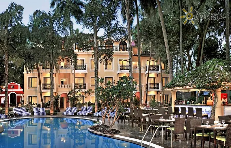 Фото отеля Park Inn by Radisson Goa Candolim 4* Šiaurės Goa Indija išorė ir baseinai