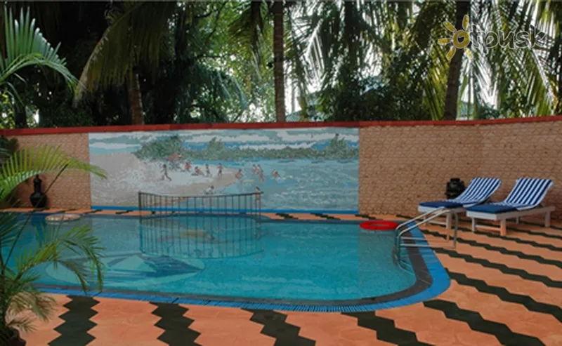 Фото отеля Don Hill Beach Resort 2* Šiaurės Goa Indija išorė ir baseinai