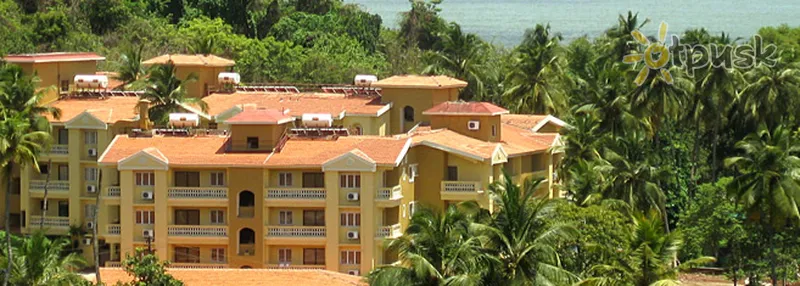 Фото отеля Sandalwood Hotel & Retreat 4* Šiaurės Goa Indija išorė ir baseinai