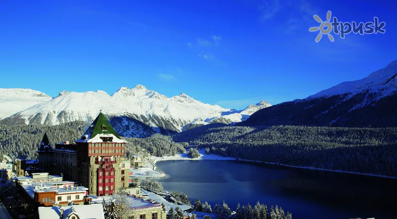 Фото отеля Badrutt's Palace 5* Sankt Moricas Šveicarija išorė ir baseinai