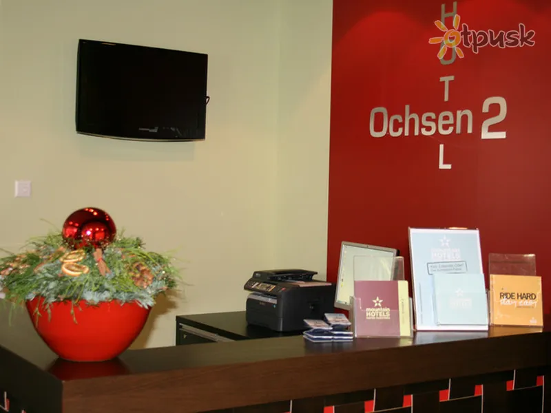 Фото отеля Ochsen 2 3* Давос Швейцария лобби и интерьер