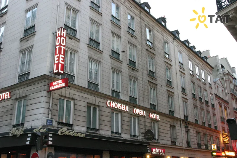 Фото отеля Choiseul Opera 3* Париж Франція екстер'єр та басейни