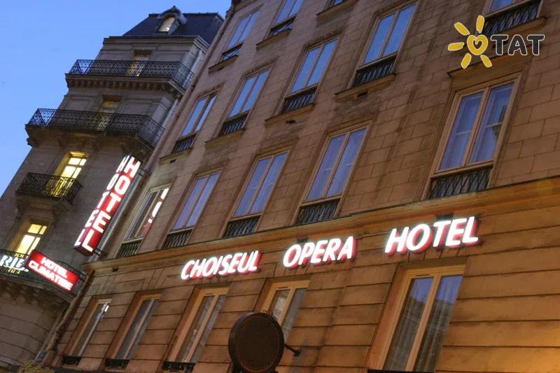 Фото отеля Choiseul Opera 3* Париж Франція екстер'єр та басейни