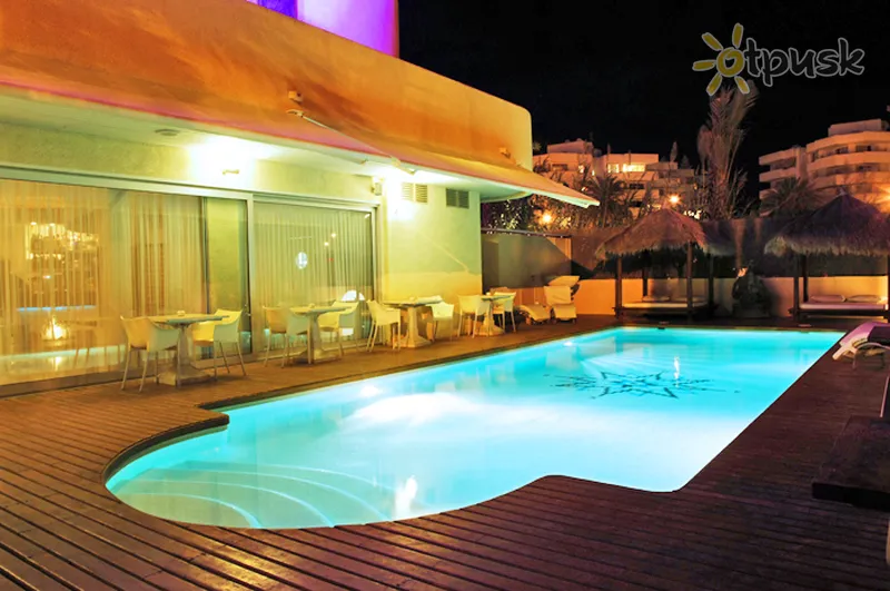 Фото отеля El Pacha Hotel 4* par. Ibiza Spānija ārpuse un baseini