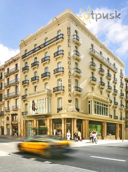 Фото отеля Inglaterra Hotel 3* Барселона Испания экстерьер и бассейны