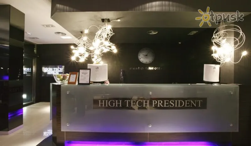 Фото отеля High Tech President Castellana 4* Madride Spānija vestibils un interjers