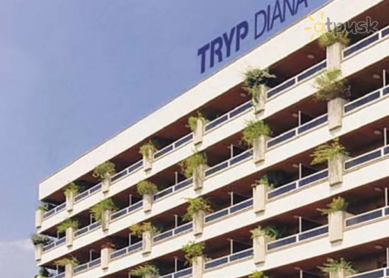 Фото отеля Tryp Madrid Diana Hotel 4* Мадрид Іспанія екстер'єр та басейни