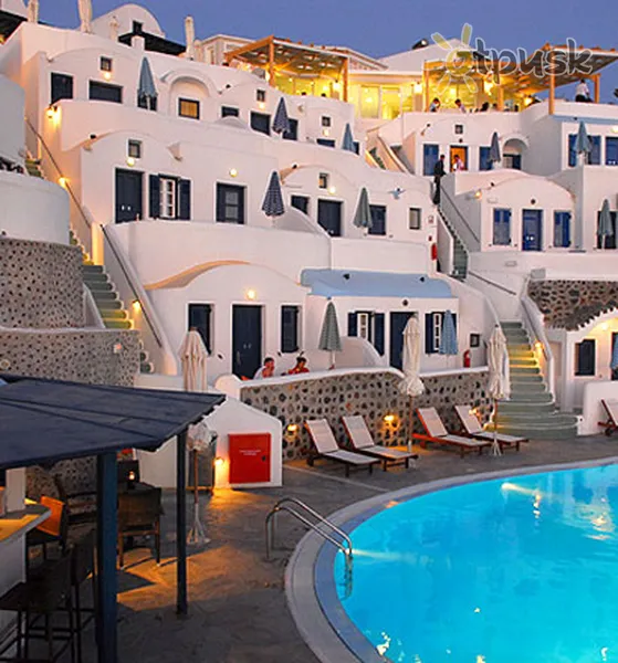 Фото отеля Volcano View Hotel & Villas 4* Santorini Graikija išorė ir baseinai
