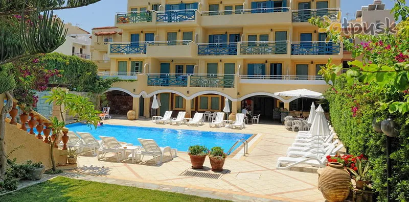 Фото отеля Petra Beach Apartments 2* о. Крит – Ираклион Греция экстерьер и бассейны