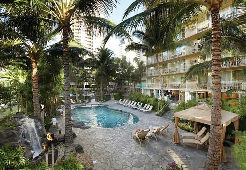 Фото отеля Courtyard Waikiki Beach 3* Гавайские острова США экстерьер и бассейны
