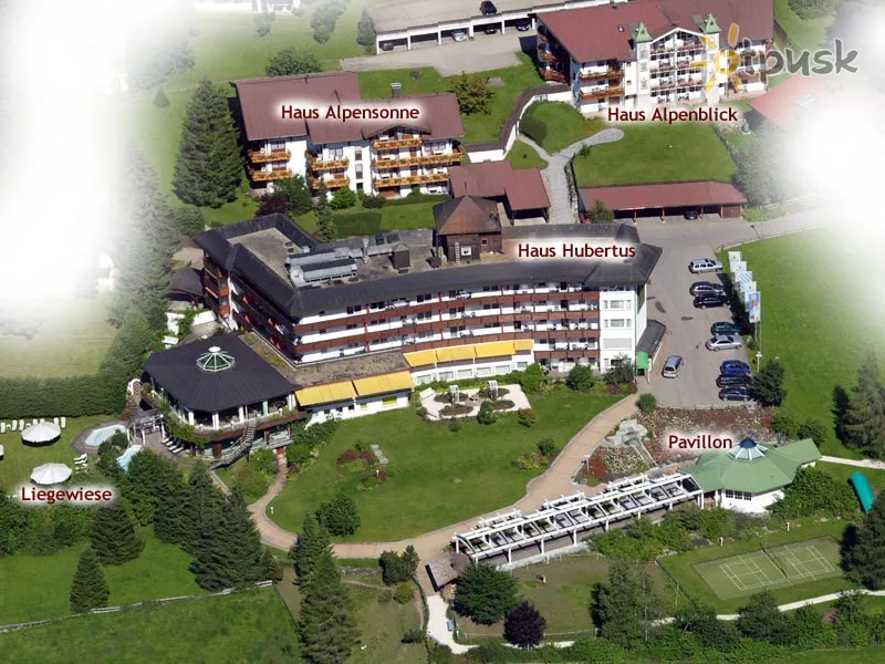 Фото отеля Alpenhotel Tiefenbach 4* Oberstdorfa Vācija ārpuse un baseini