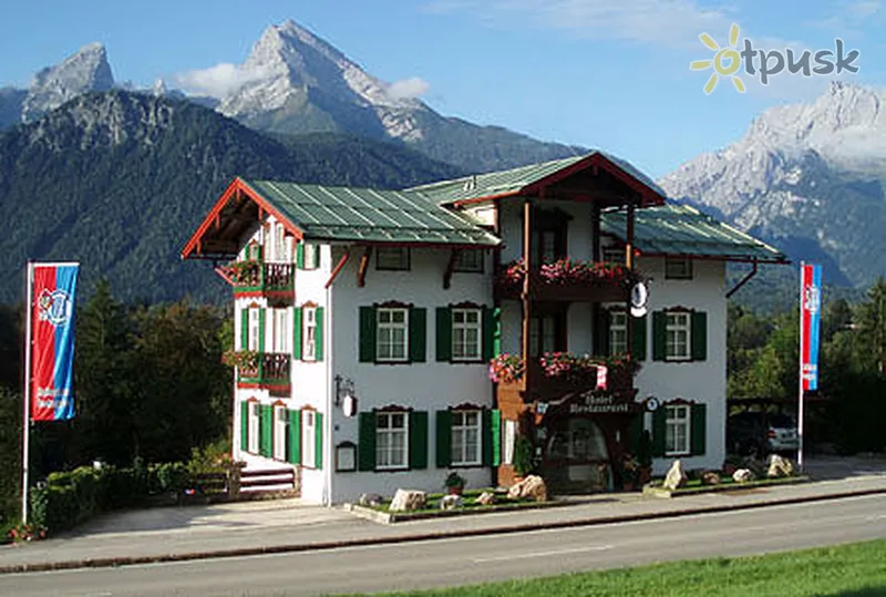Фото отеля Hoher Goll & Restaurant Hobelbank Hotel 5* Berchtesgadenas Vokietija išorė ir baseinai
