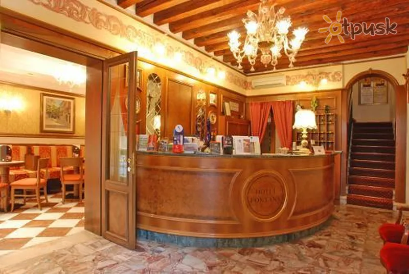 Фото отеля Fontana 3* Venecija Italija fojė ir interjeras