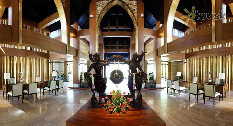 Фото отеля Natai Beach Resort & Spa 5* apie. Puketas Tailandas fojė ir interjeras