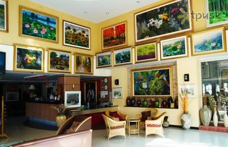 Фото отеля Naris Art Hotel 3* Паттайя Таиланд лобби и интерьер