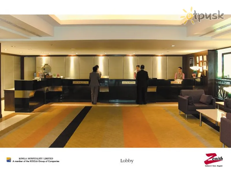 Фото отеля Zenith Sukhumvit Hotel Bangkok 3* Бангкок Таиланд лобби и интерьер