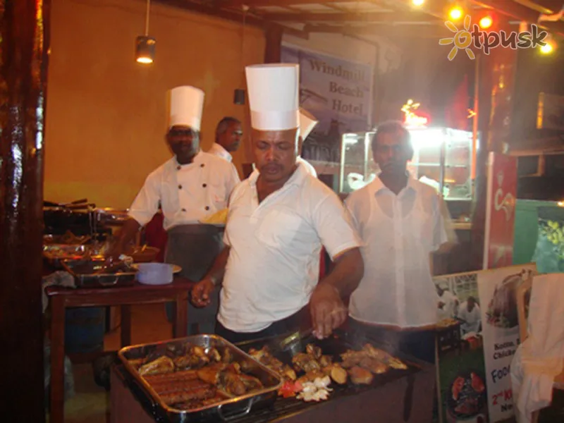 Фото отеля Wind Mill Beach Hotel 2* Negombo Šrilanka bāri un restorāni