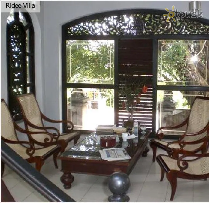 Фото отеля Ridee Villa 3* Унаватуна Шри-Ланка лобби и интерьер