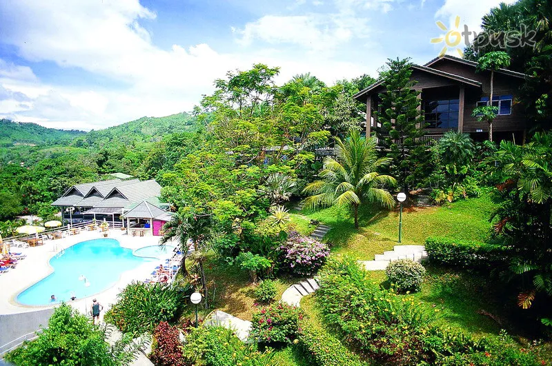 Фото отеля Royal Crown Hotel & Palm Spa Resort 3* apie. Puketas Tailandas išorė ir baseinai