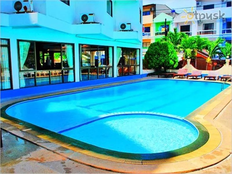 Фото отеля Jomtien Orchid Hotel 3* Pataja Taizeme ārpuse un baseini