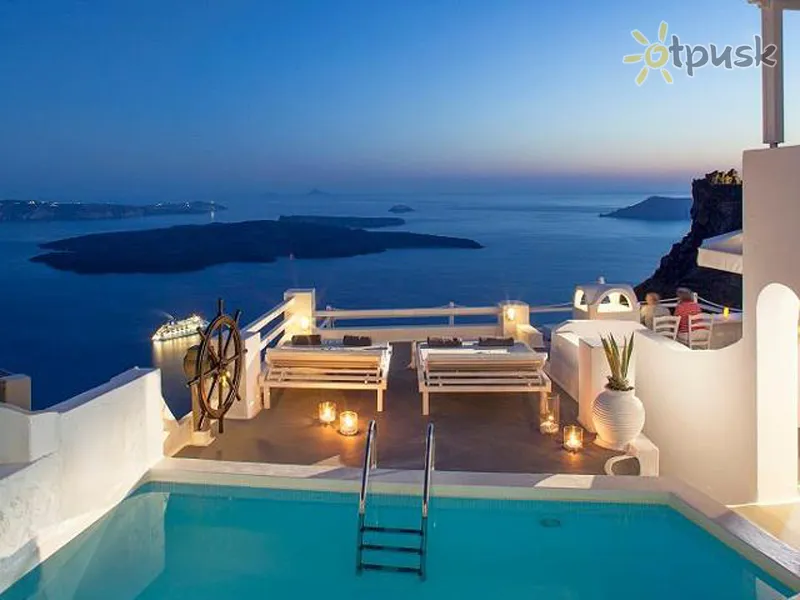 Фото отеля On The Rocks 4* о. Санторіні Греція екстер'єр та басейни