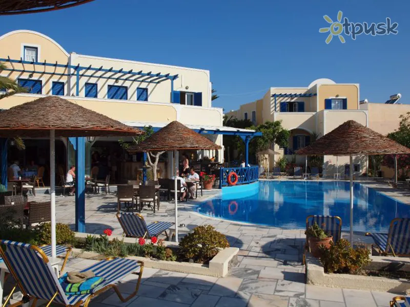 Фото отеля Hermes Hotel 4* о. Санторини Греция экстерьер и бассейны