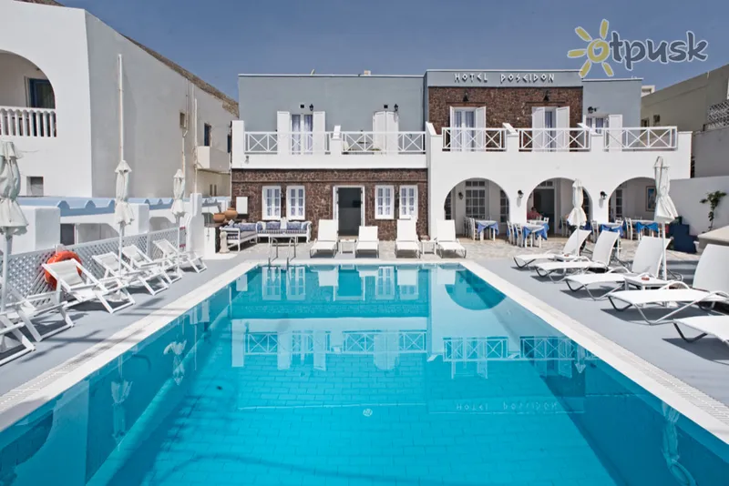 Фото отеля Poseidon Beach Hotel 2* о. Санторини Греция экстерьер и бассейны