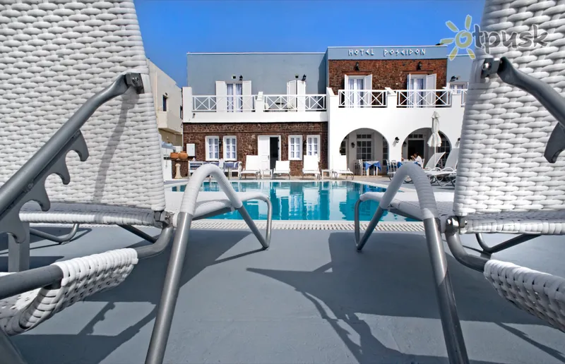Фото отеля Poseidon Beach Hotel 2* о. Санторини Греция экстерьер и бассейны