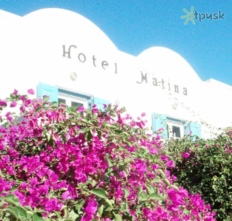 Фото отеля Matina Hotel 3* par. Santorini Grieķija ārpuse un baseini