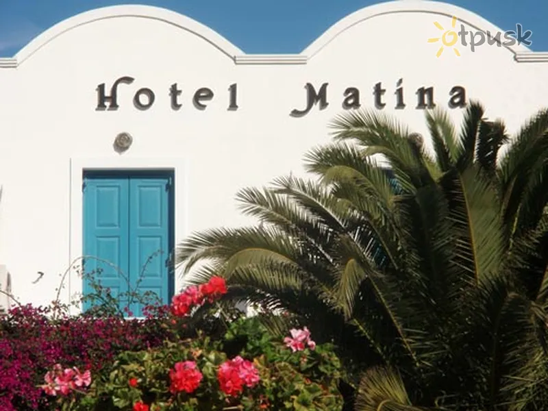Фото отеля Matina Hotel 3* о. Санторіні Греція екстер'єр та басейни