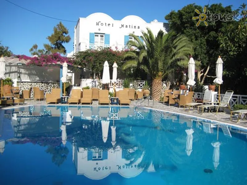 Фото отеля Matina Hotel 3* Santorini Graikija išorė ir baseinai