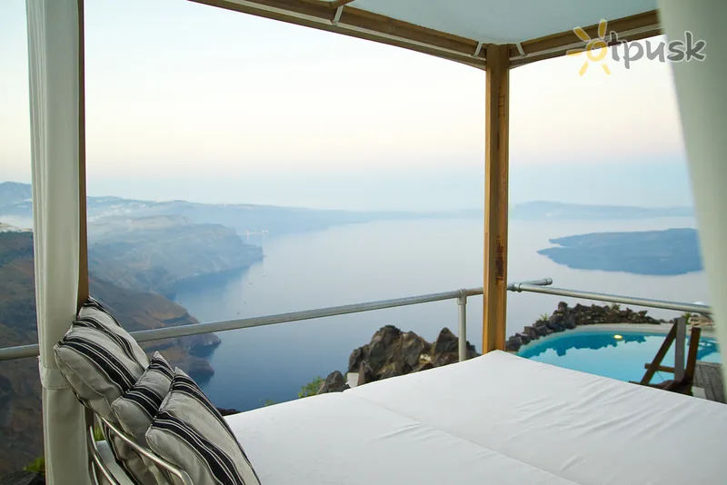 Фото отеля Honeymoon Petra Villas 4* par. Santorini Grieķija istabas
