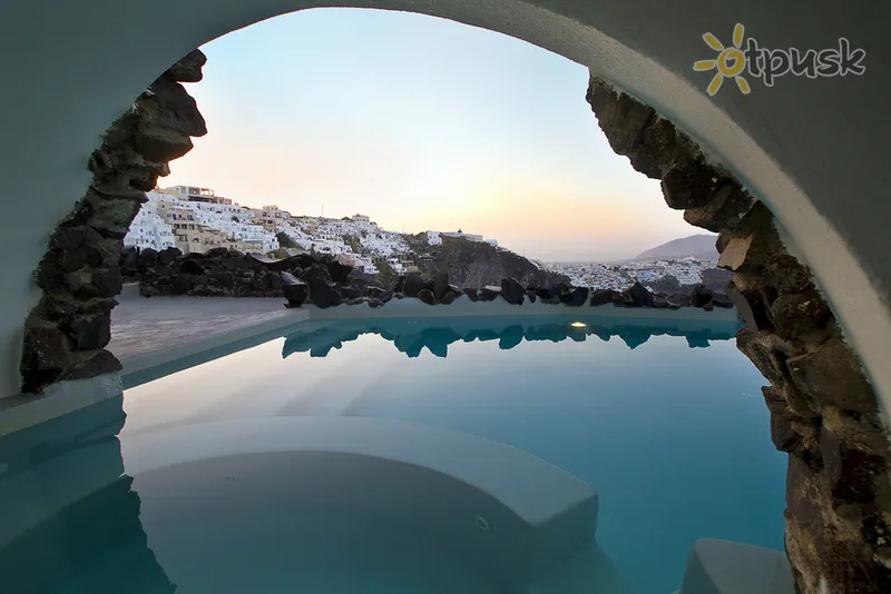 Фото отеля Honeymoon Petra Villas 4* о. Санторини Греция экстерьер и бассейны