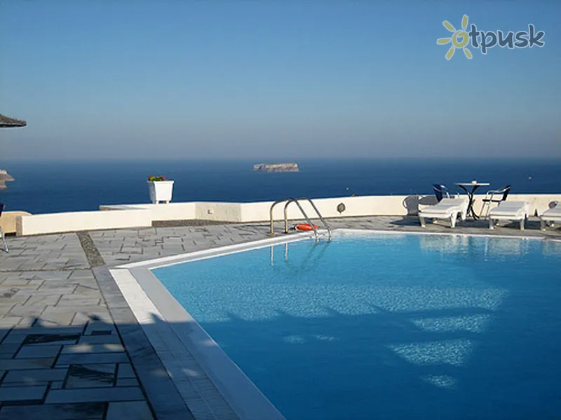 Фото отеля Caldera's Dolphin 4* о. Санторіні Греція екстер'єр та басейни