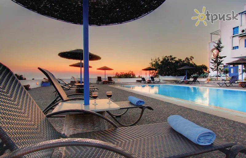 Фото отеля Caldera Romantica 3* о. Санторини Греция экстерьер и бассейны