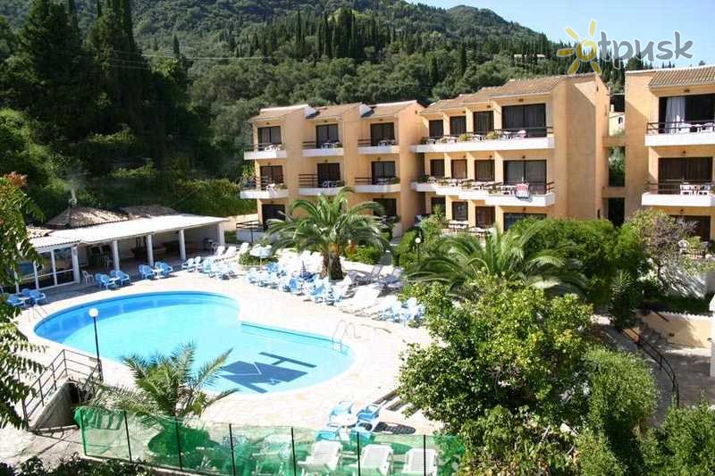 Фото отеля Le Mirage Hotel 2* о. Корфу Греция экстерьер и бассейны